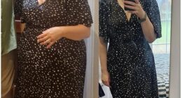 She said, despite dropping to a size 12, she is 'not happy' and liked her body better when she was a size 22