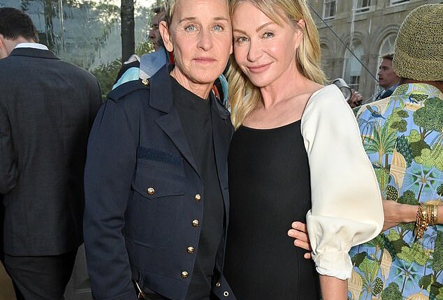 Ellen DeGeneres and her wife Portia de Rossi, fled the US last November after Trump¿s election win and bought £15million Kitesbridge Farm near Burford, in the so-called ¿Golden Triangle'
