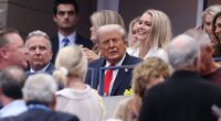 I was in the stands as Donald Trump watched the US Open. Here’s what really happened