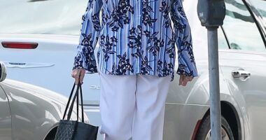 One of Hollywood¿s most beloved comediennes gave fans a treat with a rare outing in Los Angeles just days before her 88th birthday on Saturday