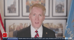 James Lankford speaking during an interview.
