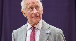 King Charles (pictured), 76, opened the Midland Metropolitan University Hospital in Birmingham today