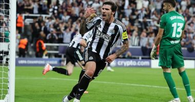 Newcastle have been working on Sandro Tonali's finishing as they look to spread the goals this season