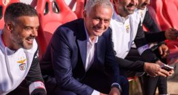 Jose Mourinho has had a hero's return at Portuguese side Benfica - 25 years after finishing his last stint in the dugout