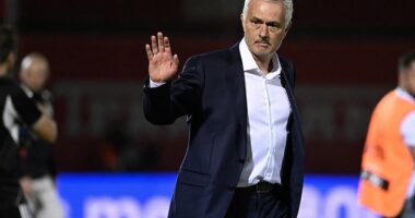 Jose Mourinho made a winning return in his first game back as Benfica boss on Saturday