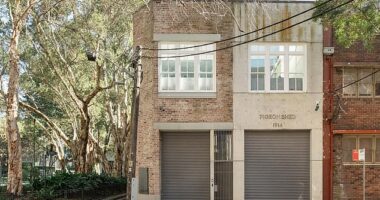 On the edge of Peace Park in Chippendale sits one of Sydney ’s most talked-about conversions