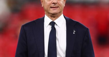 Daniel Levy was jeered by Spurs fans when his face flashed up on the big screen after the Europa League final