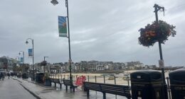 Last year Cornwall faced its worst summer visitor numbers in a decade, and this summer is not predicted to be much better. Pictured: St Ives Harbour looking rather empty
