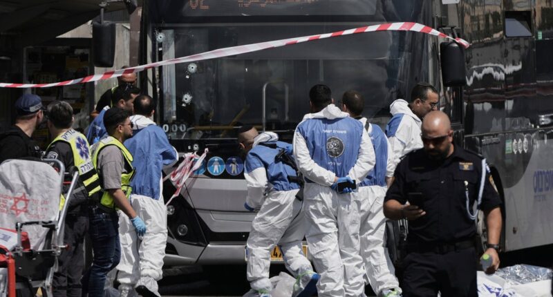 Israel-Gaza latest: At least six killed in Jerusalem shooting attack as Gaza City threatened with ‘hurricane’ strike