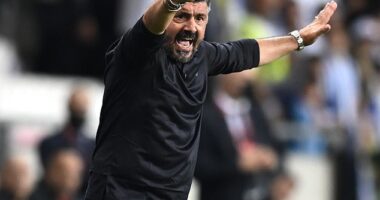 Italy legend and manager Gennaro Gattuso clashed with an Israel player after his side won their latest World Cup qualifying match