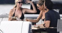 Ivanka Trump flaunted her physique on a yacht with her celebrity pals instead of joining dad Donald Trump at the US Open