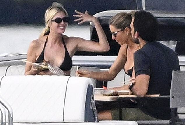 Ivanka Trump flaunted her physique on a yacht with her celebrity pals instead of joining dad Donald Trump at the US Open