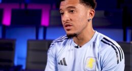 Jadon Sancho said it was Unai Emery who persuaded him to join Aston Villa