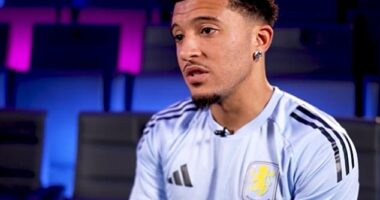 Jadon Sancho said it was Unai Emery who persuaded him to join Aston Villa