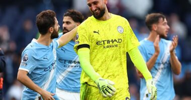 Gianluigi Donnarumma was hugely impressive on his Manchester City debut against Manchester United at the weekend