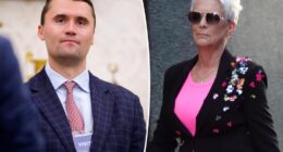 Jamie Lee Curtis breaks down over Charlie Kirk's death