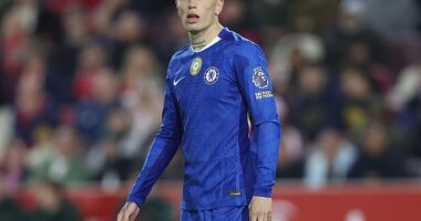 Jamie Redknapp blamed Alejandro Garnacho (above) for Brentford's stoppage time equaliser against Chelsea, after the Blues endured a disappointing 2-2 draw at the Gtech Stadium