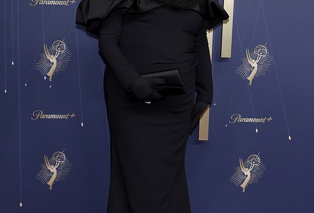 Jennifer Coolidge, 64, stunned at the Emmy Awards last night but her glitzy evening is being overshadowed by her alleged support of murdered Charlie Kirk