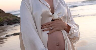 Pregnant Jesinta Franklin, 33, (right) announced on Friday that she and husband Lance 'Buddy' Franklin, 38, have purchased a parcel of land and plan to transform it into a luxury farmstead