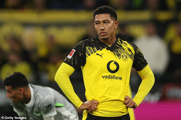 Jobe Bellingham, 19, has struggled to nail a starting place down at Borussia Dortmund