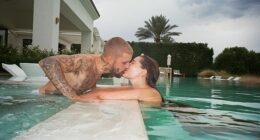 Justin Bieber shared a collection of intimate photos to Instagram on Wednesday morning