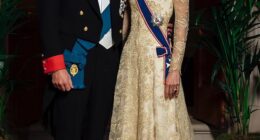 The Prince and Princess of Wales put on dashing displays in formal attire at the Windsor Castle state banquet during U.S. President Donald Trump's state visit yesterday evening