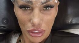 Katie Price has sparked concern amongst her fans after revealing she spent the night in A&E as she took to her Snapchat on Saturday