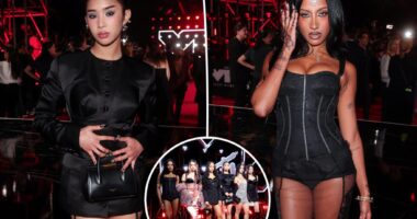 Katseye trades Gap for Dolce & Gabbana on VMAs 2025 red carpet
