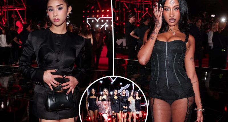 Katseye trades Gap for Dolce & Gabbana on VMAs 2025 red carpet