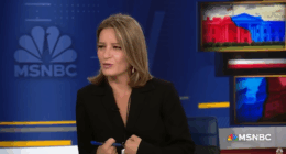 Katy Tur talking on MSNBC.