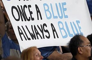 City fans showed their appreciation for 'King Kev'