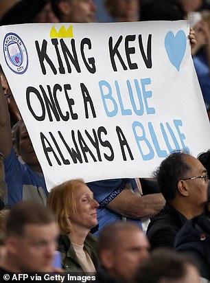 City fans showed their appreciation for 'King Kev'