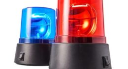 Kmart Australia have recently started stocking a Novelty Warning Light. The AA battery operated lights costs $10 each and come in distinct red and blue colour options