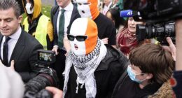 Liam Og Ó hAnnaidh, who performs under the stage name Mo Chara, was accused of displaying a flag in support of the terrorist group Hezbollah at a gig in November last year