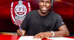 Kurt Zouma has signed for Romanian SuperLiga side CFR Cluj on a two-year contract