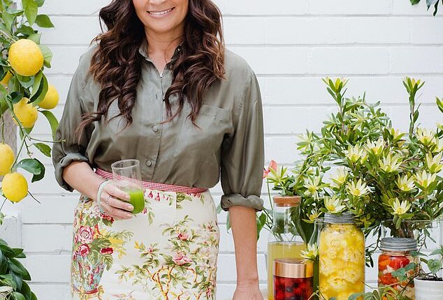 'Research has shown that couples who live together gradually develop remarkably similar gut microbiomes,' Lee Holmes (pictured), an Australian clinical nutritionist, says