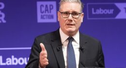 Sir Keir Starmer said today that the immigration system needed to be 'fair' as he made the case for digital IDs at a conference of progressive leaders. 'Let me spell it out, you will not be able to work in the United Kingdom if you do not have digital ID,' he said