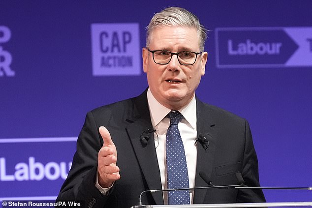 Sir Keir Starmer said today that the immigration system needed to be 'fair' as he made the case for digital IDs at a conference of progressive leaders. 'Let me spell it out, you will not be able to work in the United Kingdom if you do not have digital ID,' he said