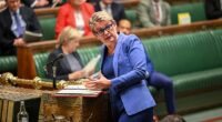 Home Secretary Yvette Cooper (pictured) told Parliament on Monday that she now expects the deportations of migrants to begin ¿later this month¿ - but she would not tell MPs how many people would be in the first tranche