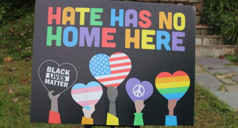 hate sign