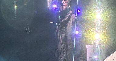 Liam Gallagher (pictured at the gig at Wembley Stadium on Saturday night) has dedicated a song to his older brother Paul, who has been accused of rape, at one of the final UK shows in Oasis's reunion tour