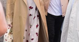 Lindsay Lohan, 39, couldn't stop smiling as she attended the US Open on Sunday with husband Bader Shammas
