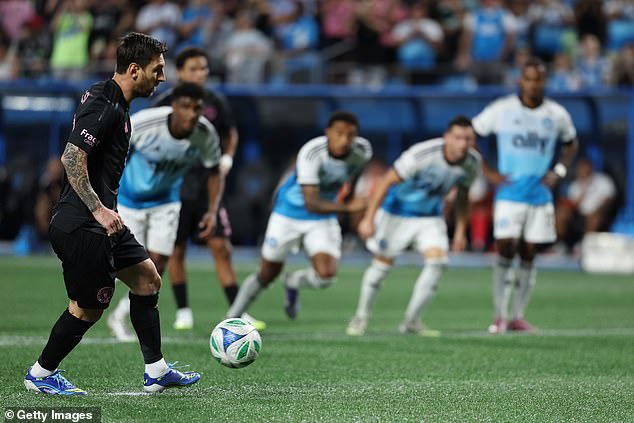 Lionel Messi saw an audacious 'Panenka' penalty attempt go horribly wrong on Saturday