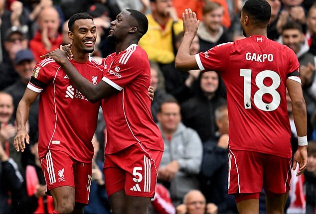 Liverpool 2-1 Everton: Reds survive late scare to keep up perfect record as Jack Grealish-inspired Toffees come up short in Merseyside derby