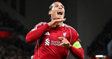 Virgil van Dijk was the hero on Wednesday night as Liverpool kept up their incredible record of scoring late winners this season