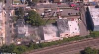 Emergency crew are currently on the scene of the fire on Woodworth Avenue in Yonkers