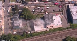 Emergency crew are currently on the scene of the fire on Woodworth Avenue in Yonkers