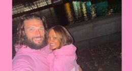 Lou Teasdale was supported by her boyfriend Andy Carroll as she lead the 'Let's Kill Suicide' campaign in London on Tuesday