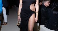 Madonna 's daughter Lourdes Leon flaunted her curves at the Roberto Cavalli show during Milan Fashion Week on Thursday
