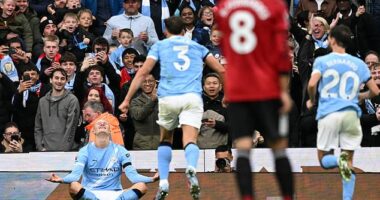 Man City ran out easy winners today at the Etihad over Manchester United